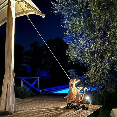 Luksustelt E-glamping/blue Saphir Tent *