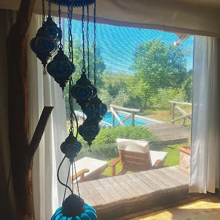 Luxury tent E-glamping/blue Saphir Tent Arezzo