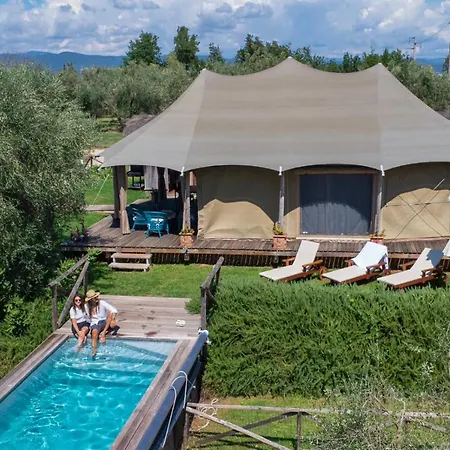 Luksustelt E-glamping/blue Saphir Tent Arezzo