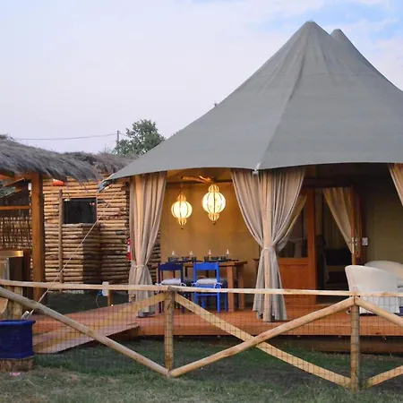 Luksustelt E-glamping/blue Saphir Tent *